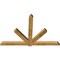 Ekena Millwork Kennewick Rough Sawn Timber Gable Bracket, Western Red Cedar, 96"W x 64"H x 4"D x 6"F, 16/12 Pitch GBW096X64X0406KEN00RWR - alternate 3